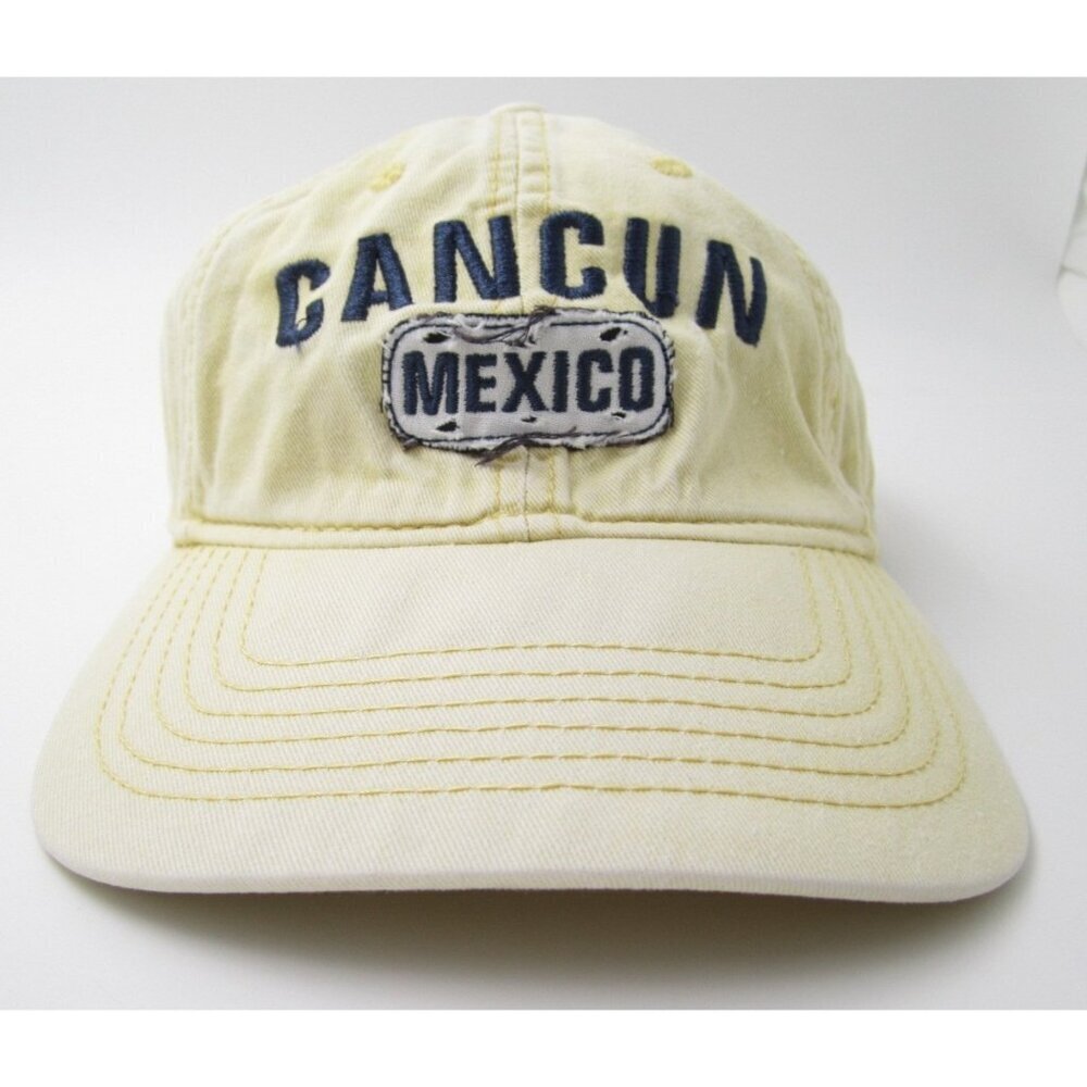 Women Cancun Mexico Embroidered Adjustable Hat (C)